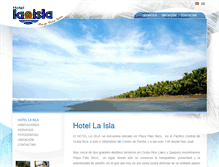Tablet Screenshot of laislahotel.com